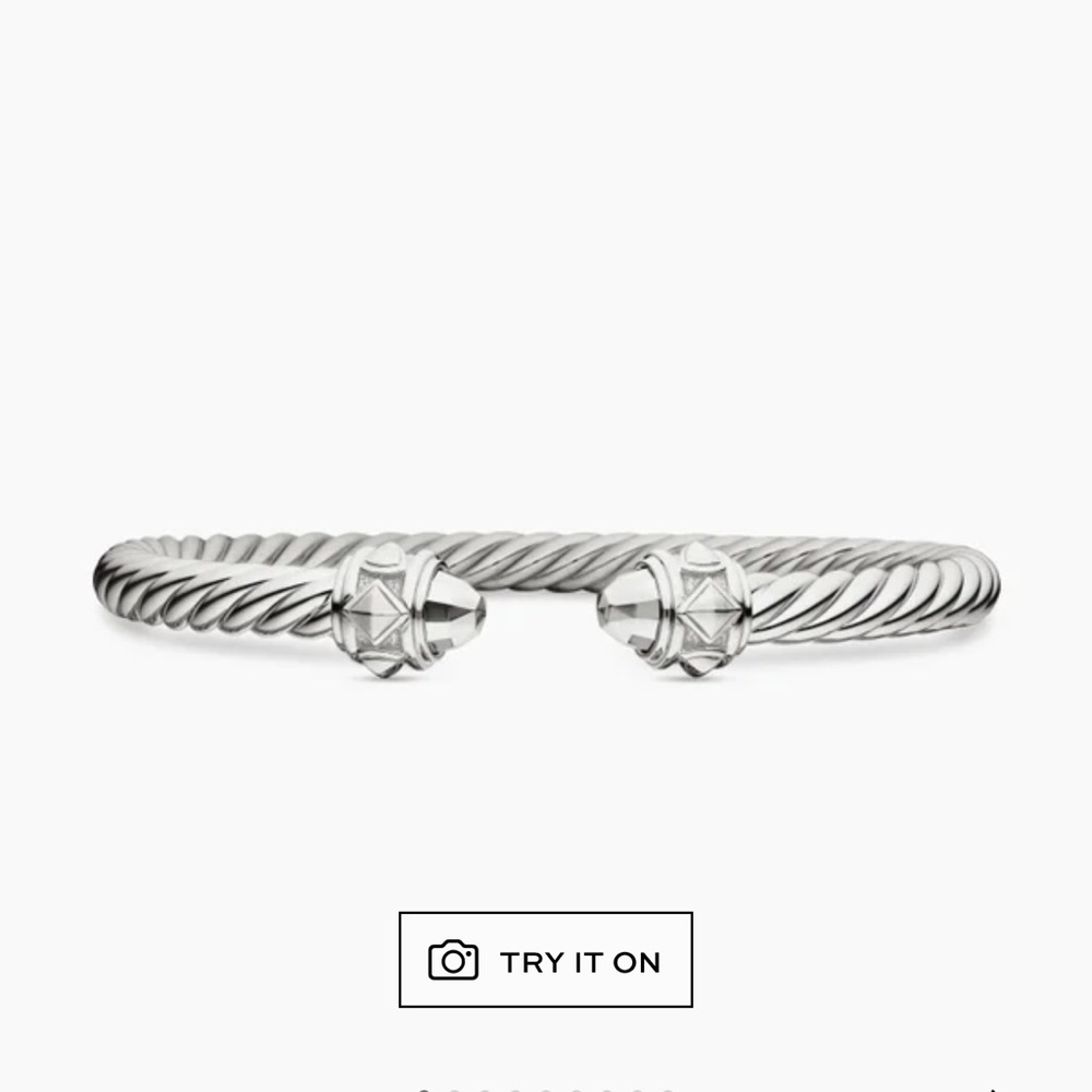 David Yurman Silver Twisted Bracelet